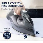 PLANCHA DE VAPOR OSTER AEROGLIDE S7000 NEGRO GCSTAC7002